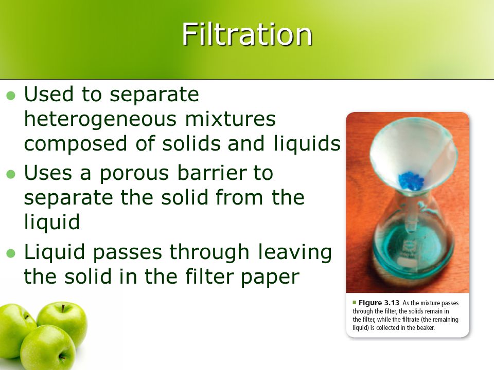Separation of a mixture of solids
